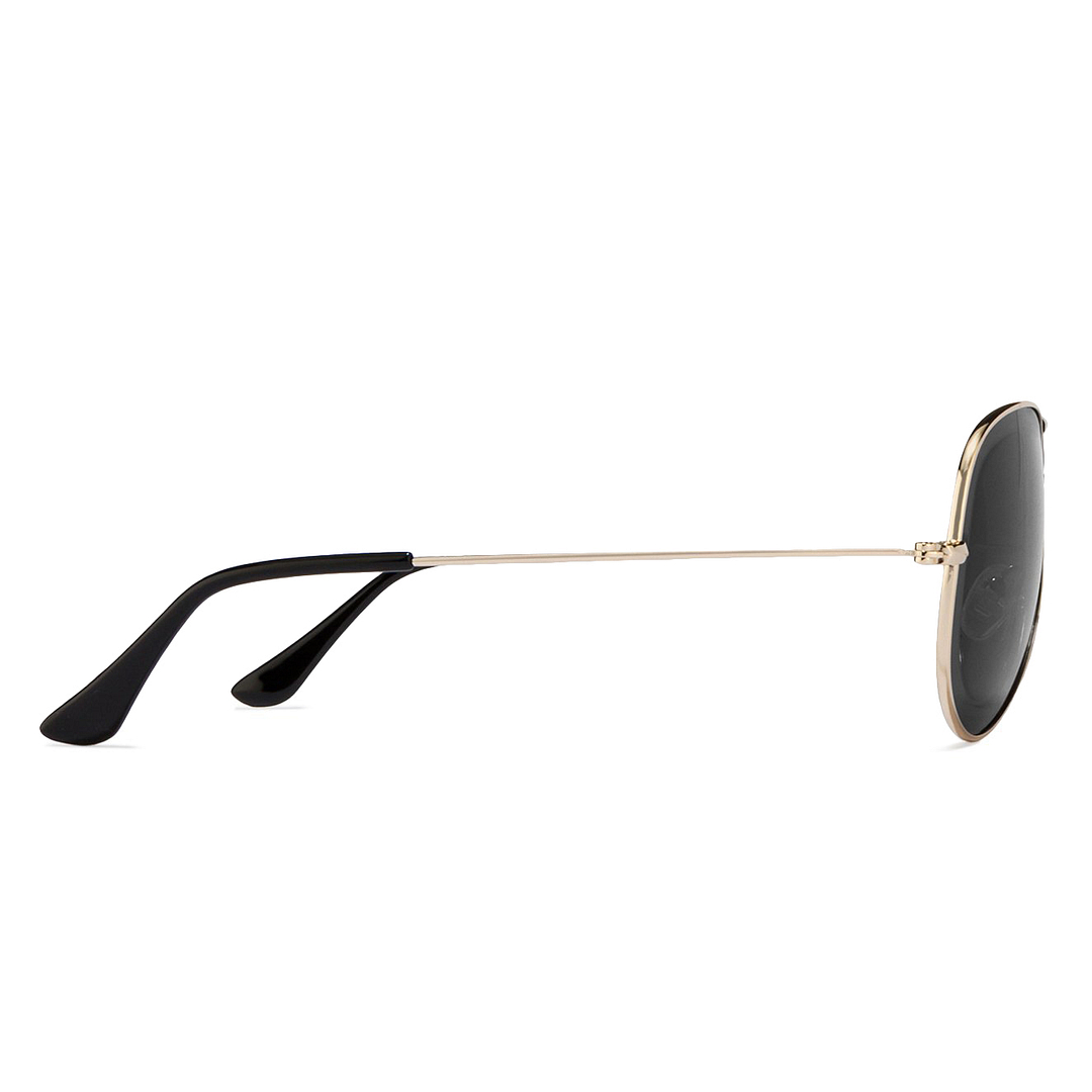 Vincent Chase Polarized Gold Full Rim Aviator left side