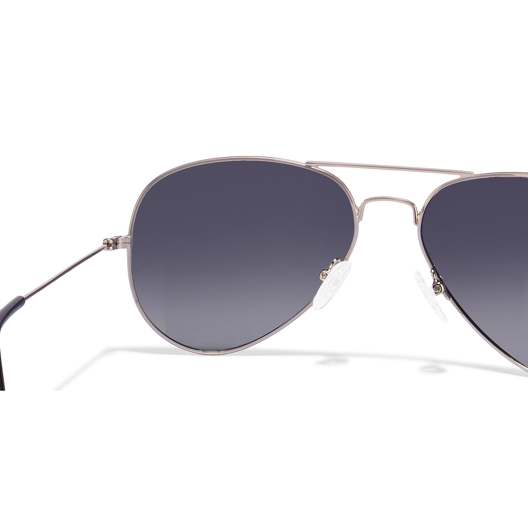 Vincent Chase Online Silver Full Rim Aviator right side