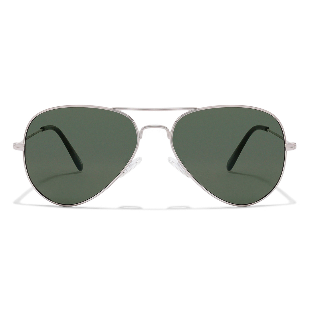 Vincent Chase Online Silver Full Rim Aviator left side