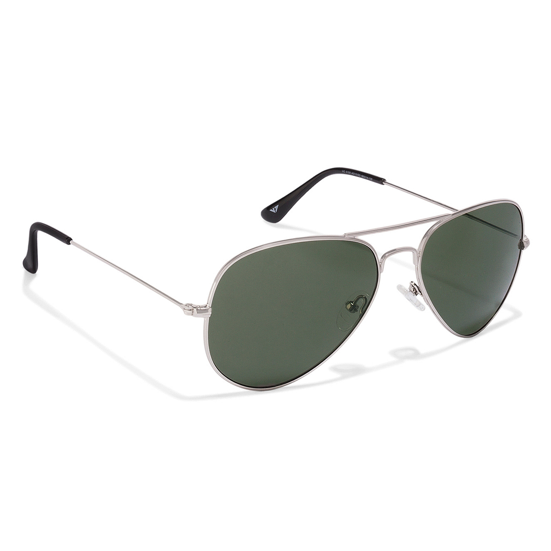 Vincent Chase Online Silver Full Rim Aviator left side