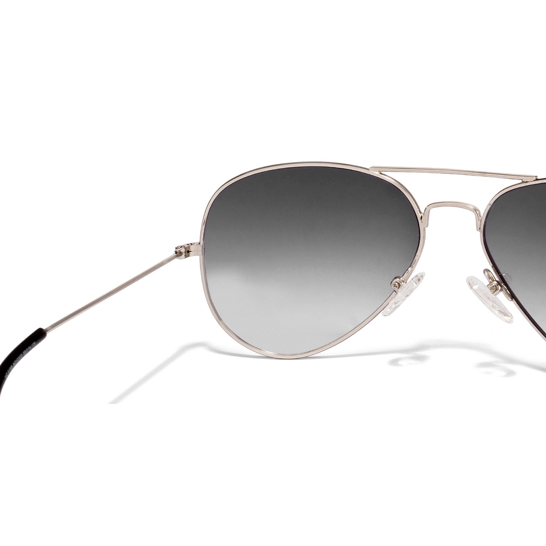 Vincent Chase Online Silver Full Rim Aviator left side