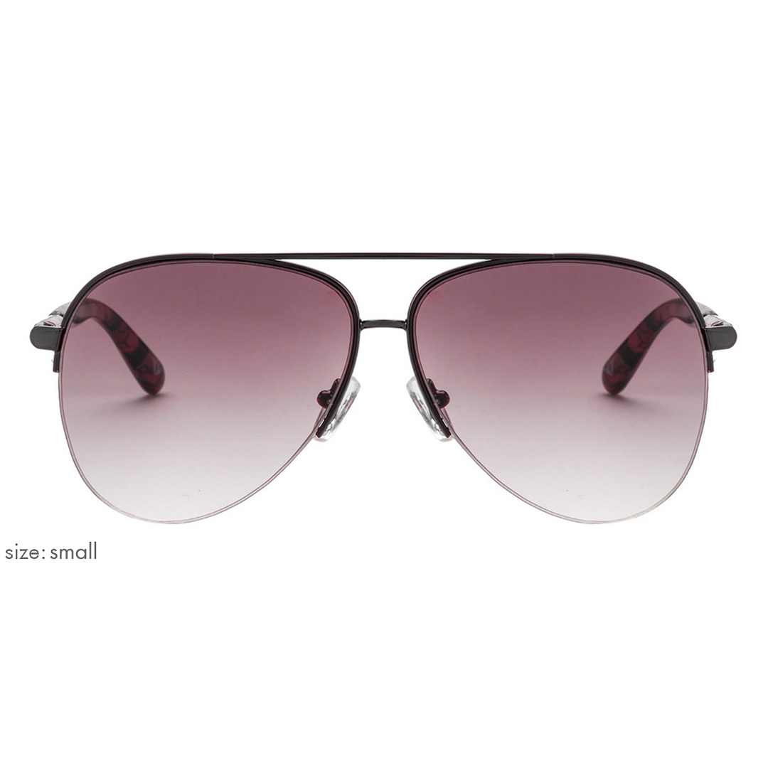 Vincent Chase Online Pink Half Rim Aviator left side