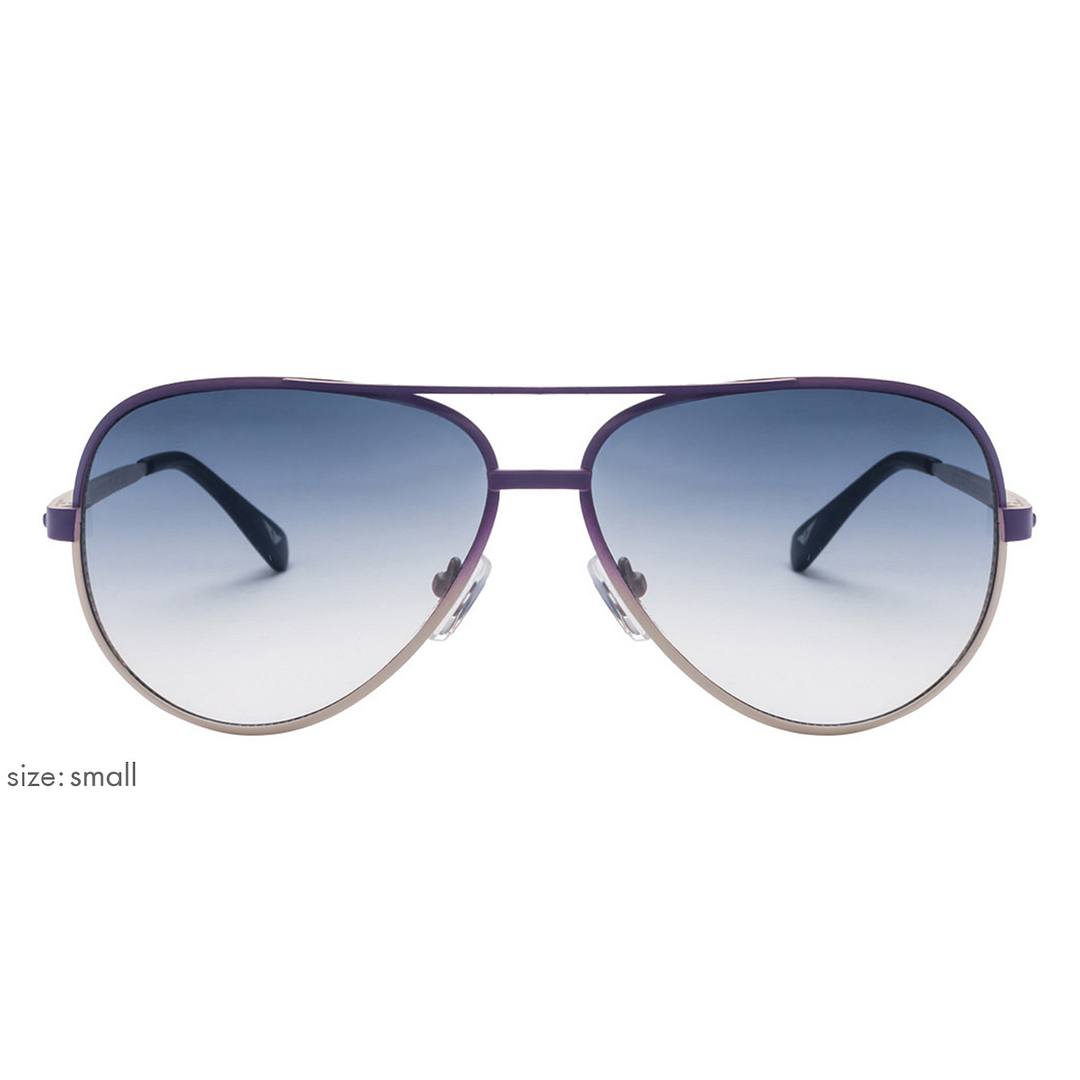 Vincent Chase Online Purple Full Rim Aviator left side