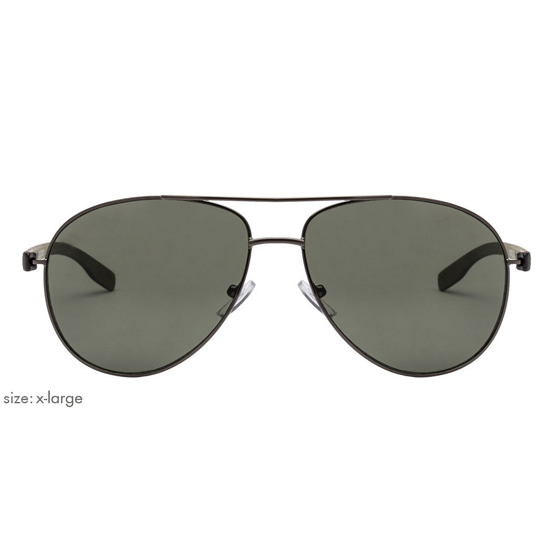Vincent Chase Online Gunmetal Full Rim Aviator left side