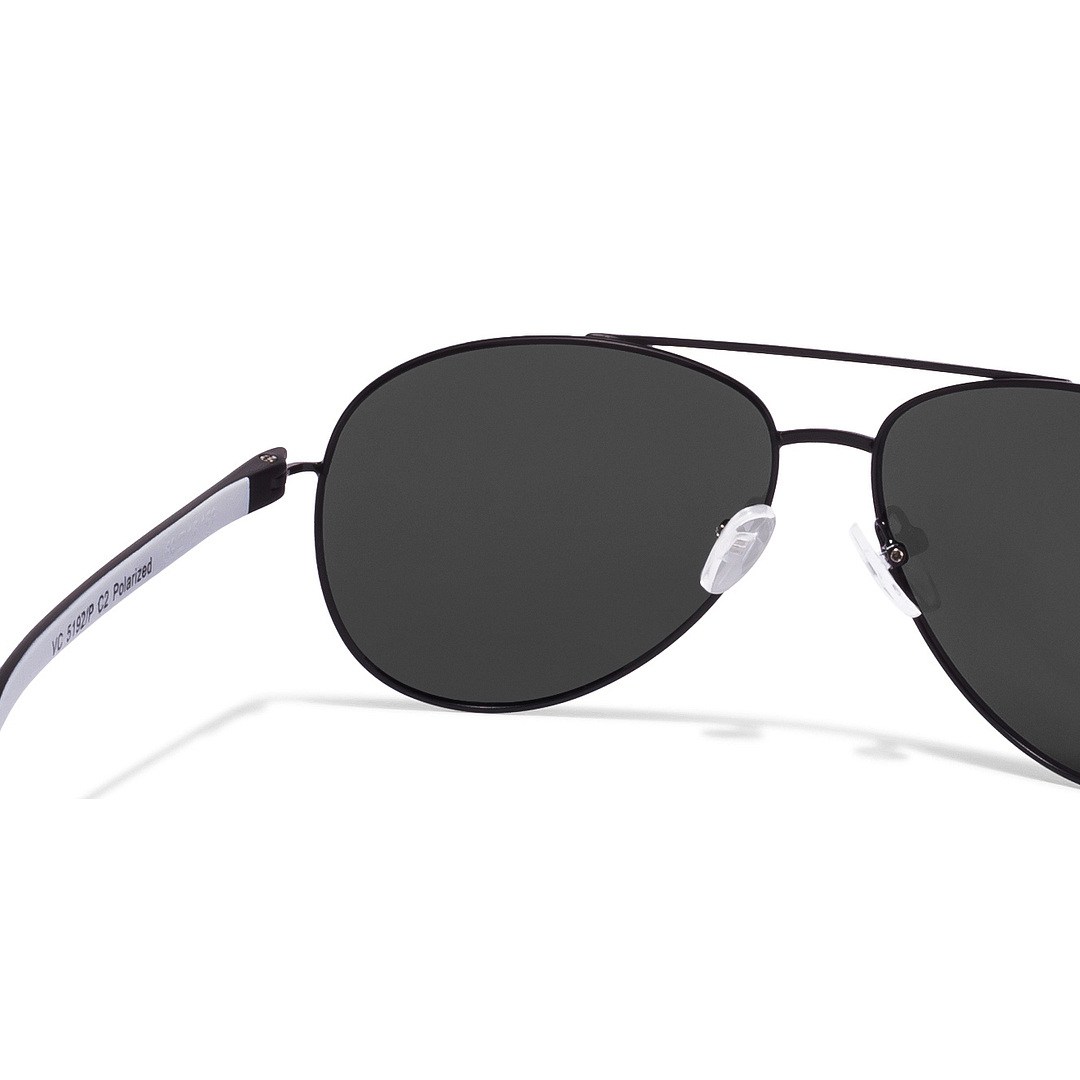 Vincent Chase Online Black Full Rim Aviator right side
