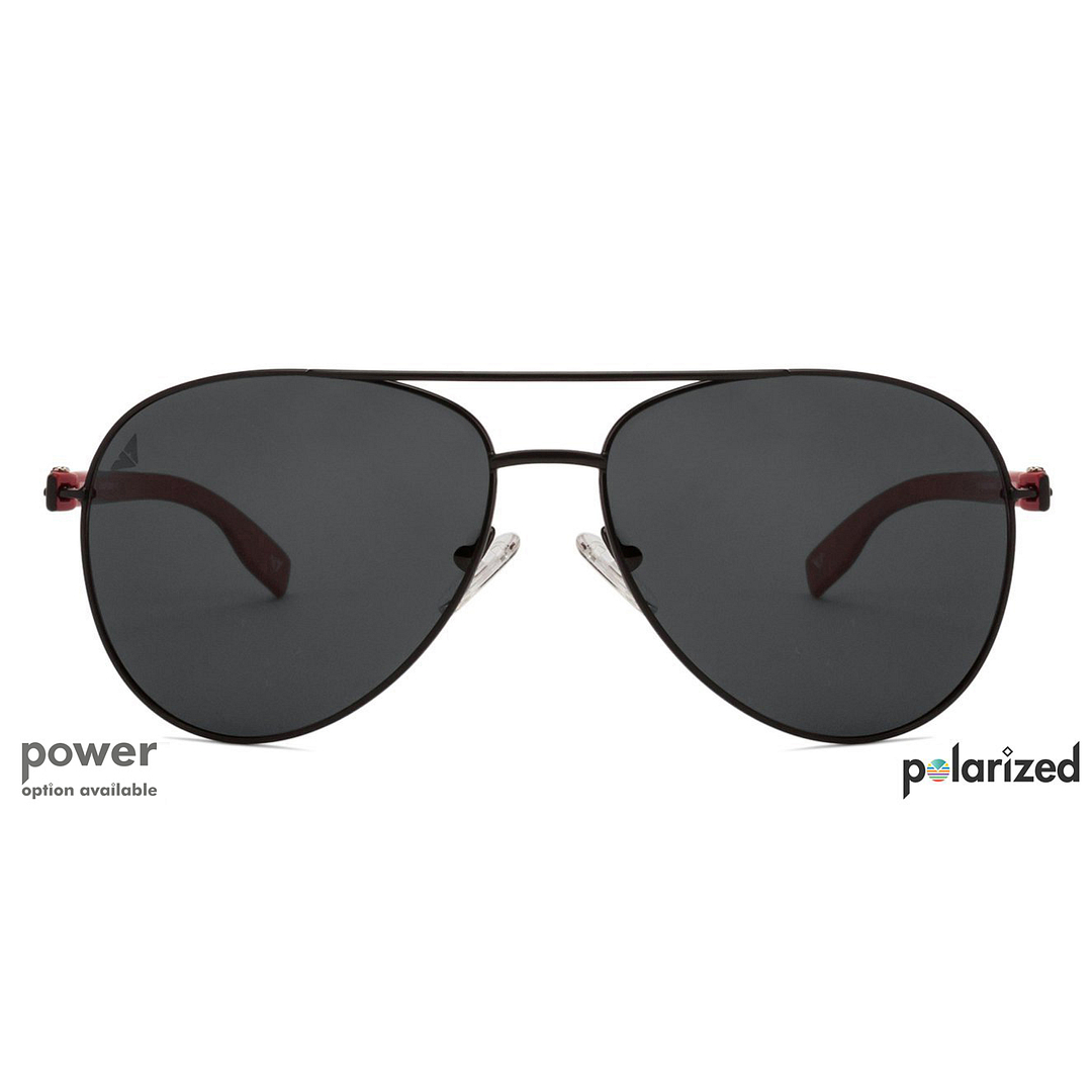 Vincent Chase Online Black Full Rim Aviator left side