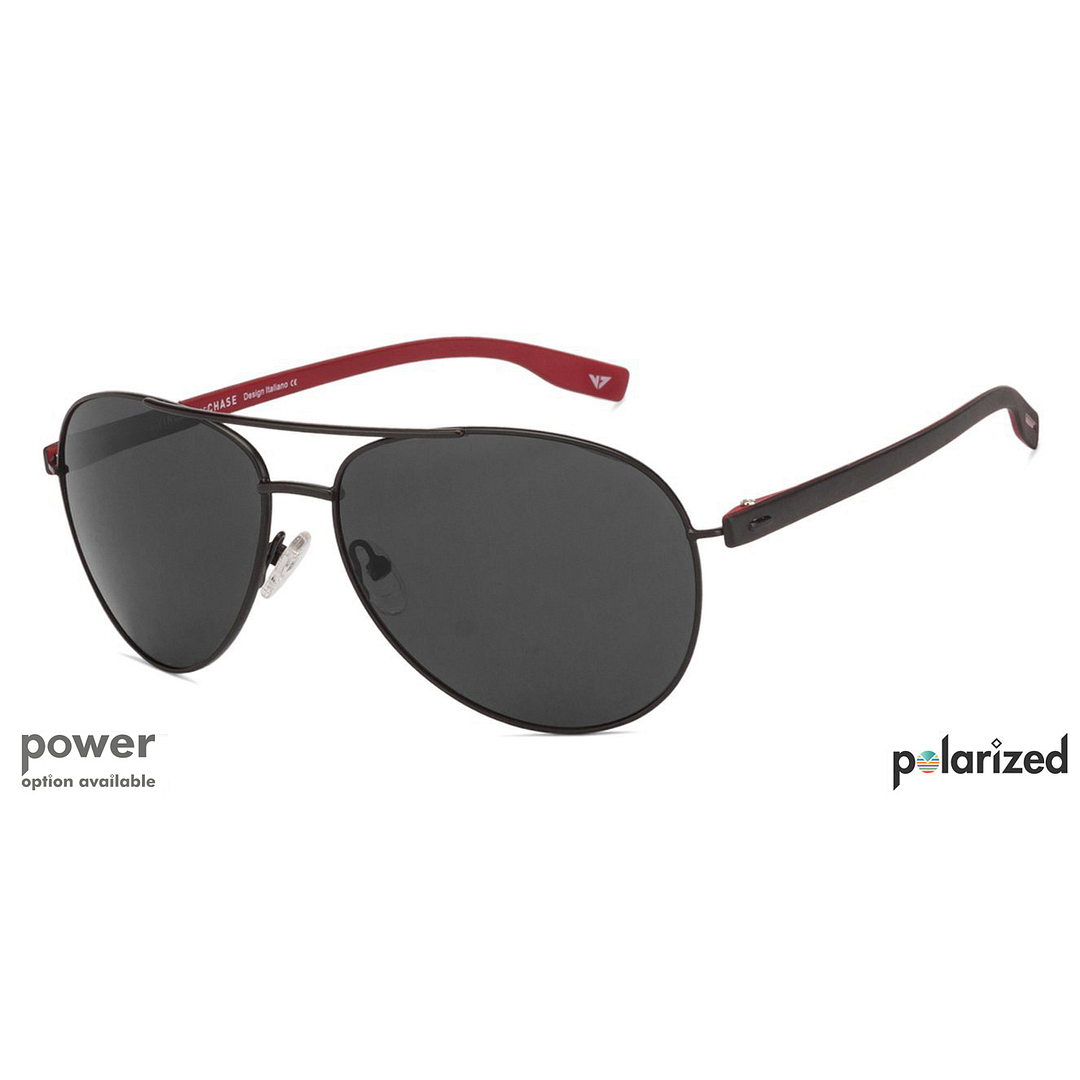 Vincent Chase Online Black Full Rim Aviator right side