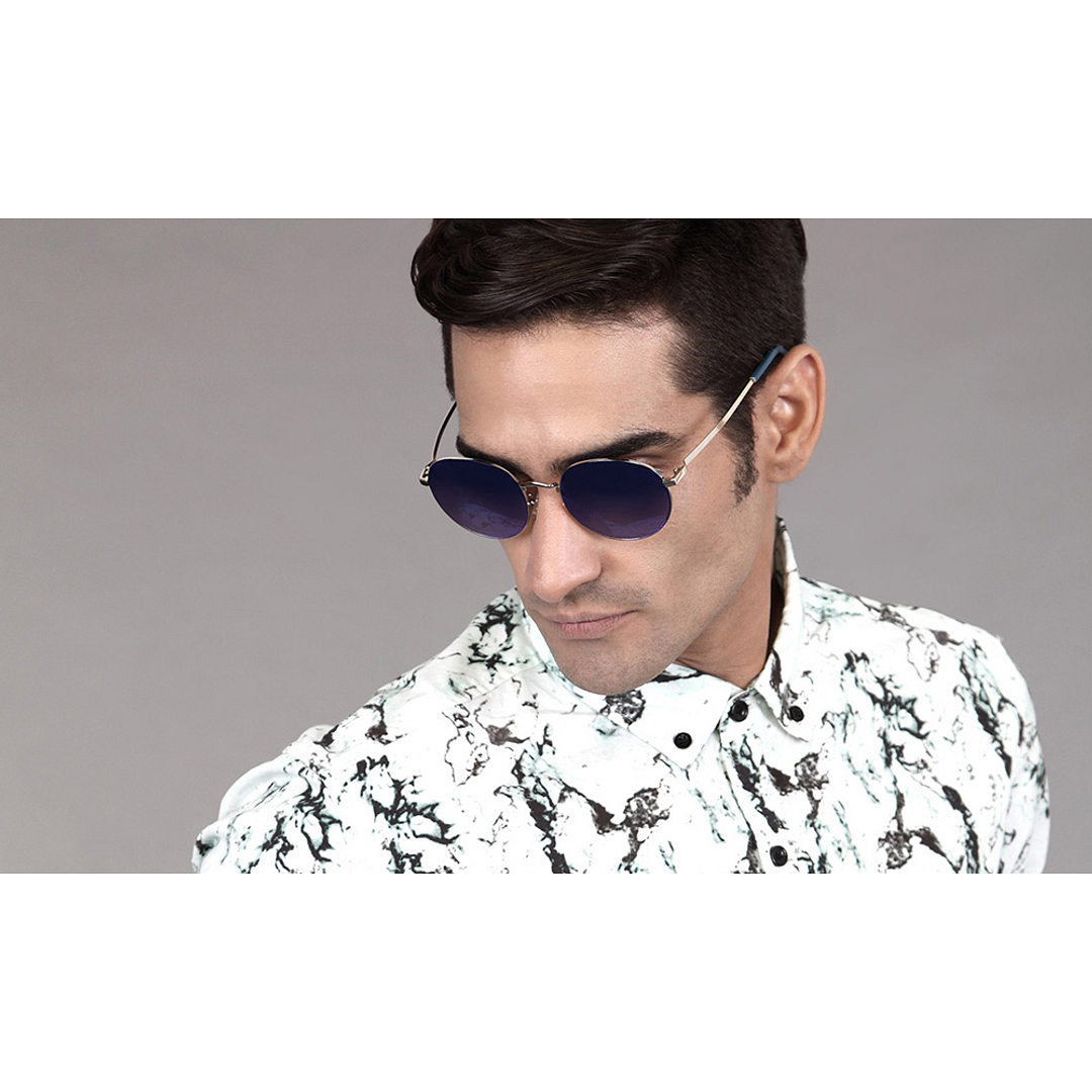 Vincent Chase Online Silver Full Rim Round right side