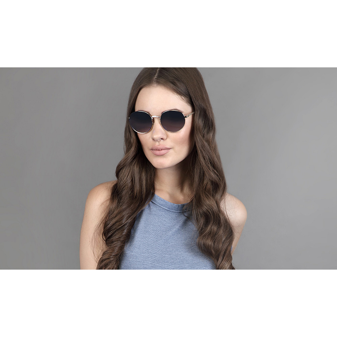 Vincent Chase Online Silver Full Rim Round right side
