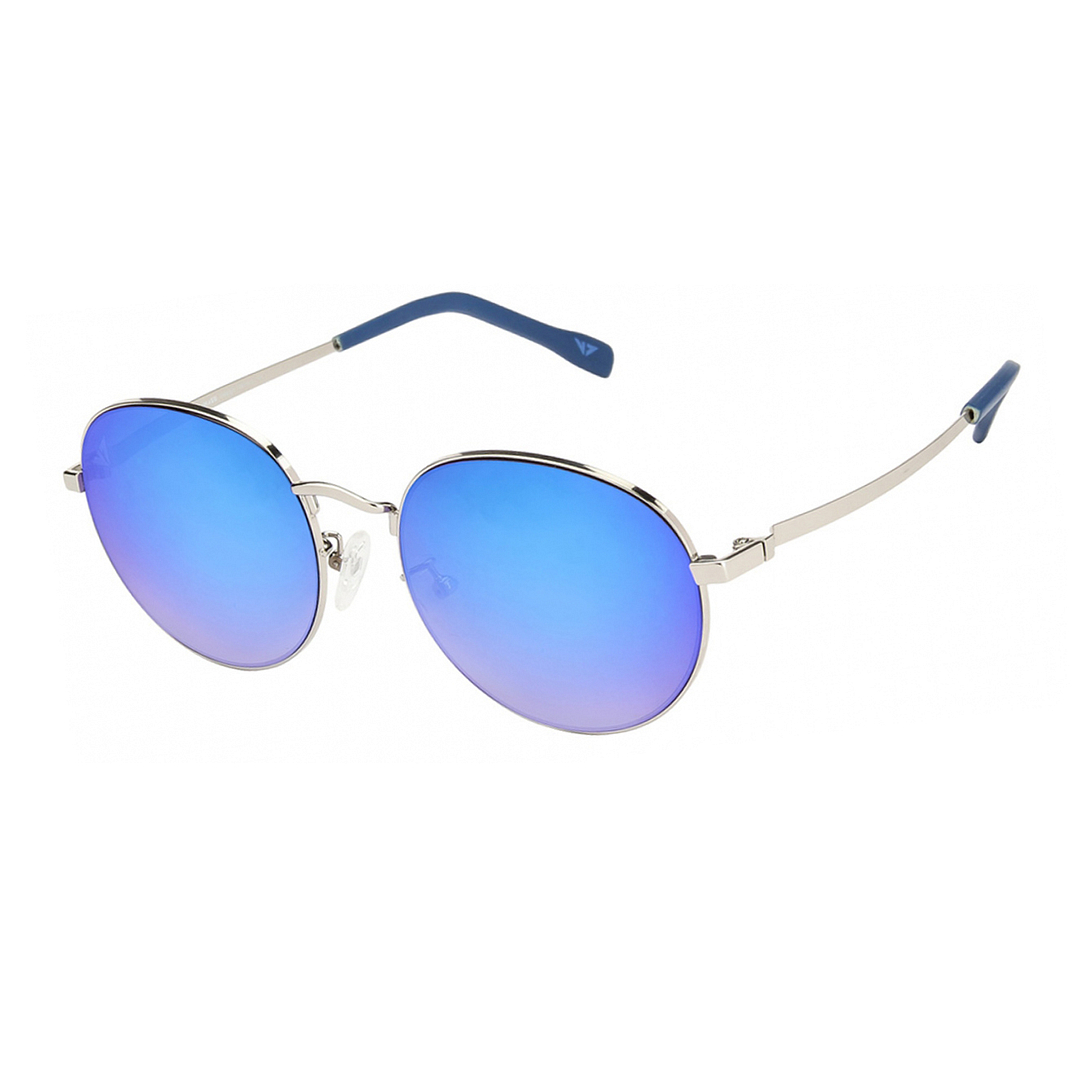Vincent Chase Online Silver Full Rim Round left side