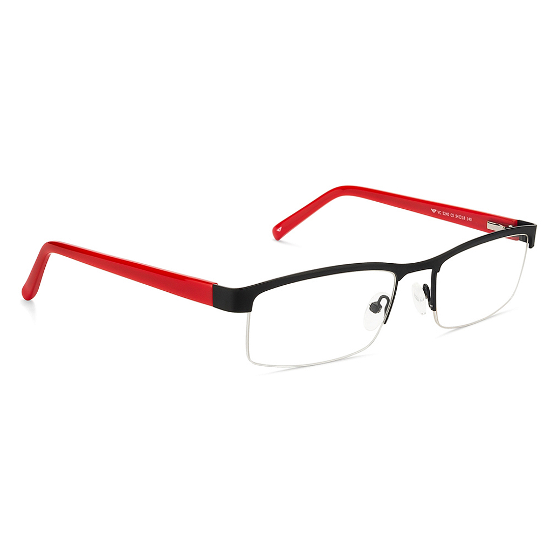 Vincent Chase Online Black Half Rim Rectangle right side