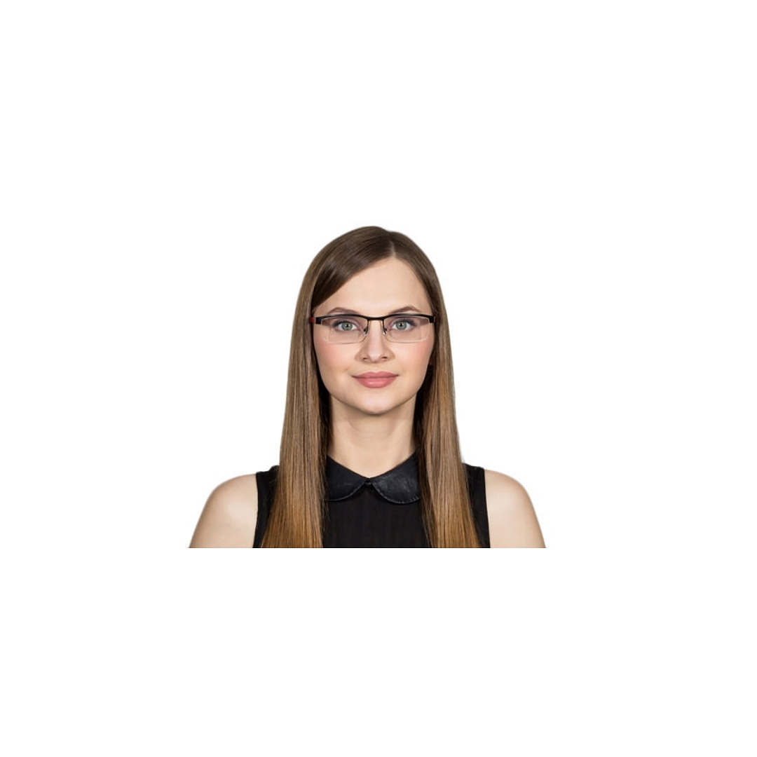 Vincent Chase Online Black Half Rim Rectangle right side