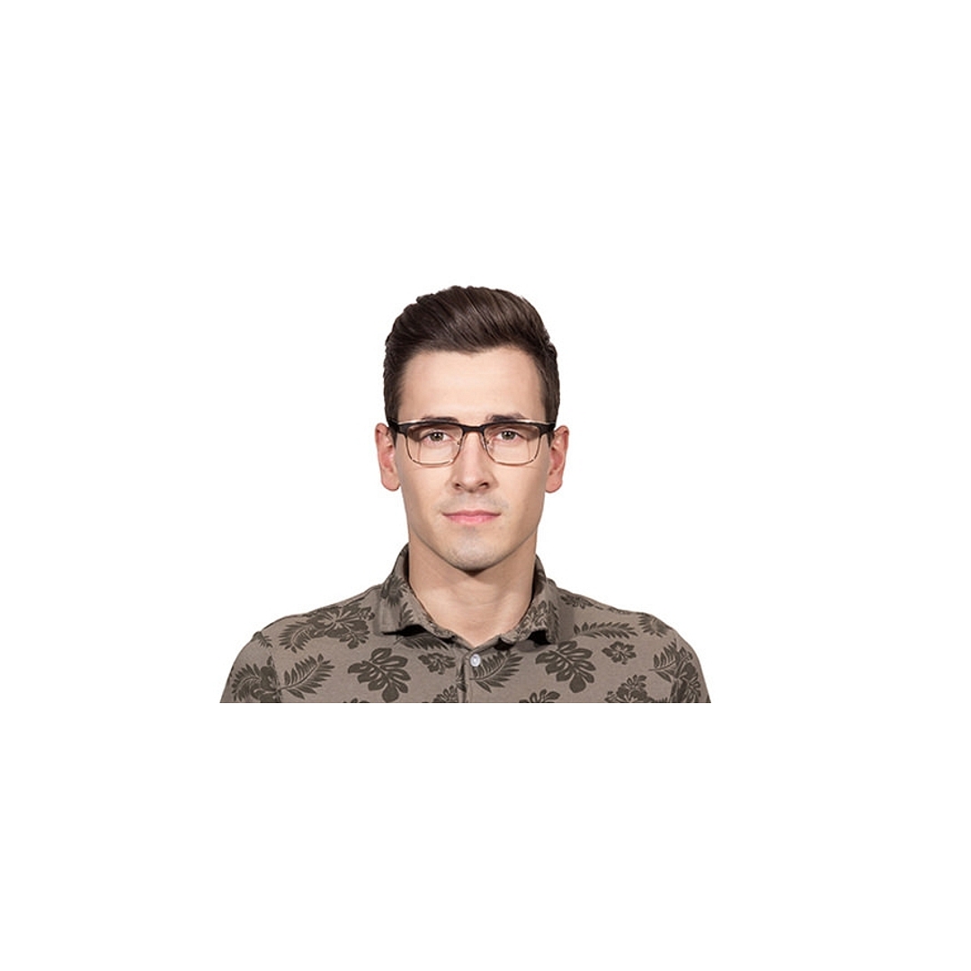 Vincent Chase Online Gold Full Rim Rectangle right side