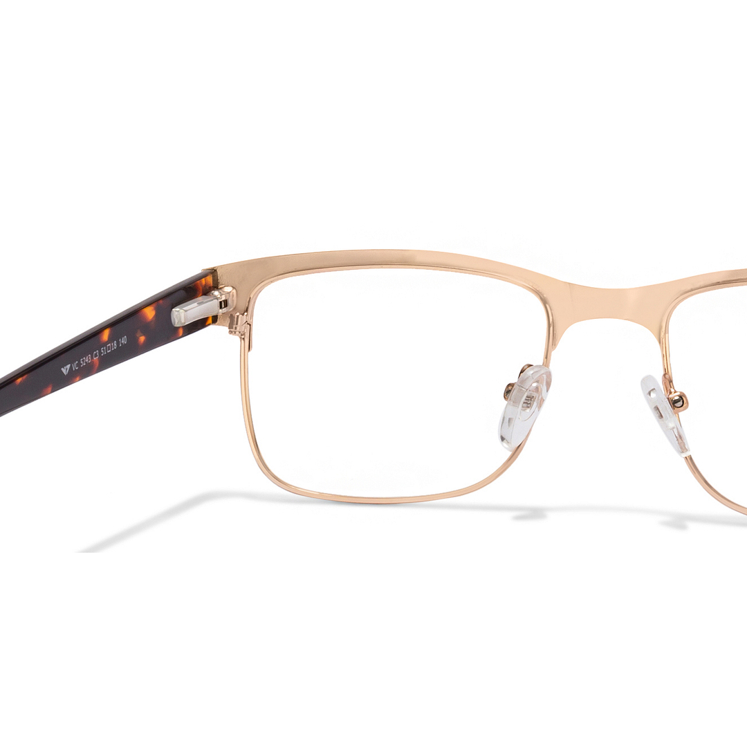 Vincent Chase Online Gold Full Rim Rectangle left side
