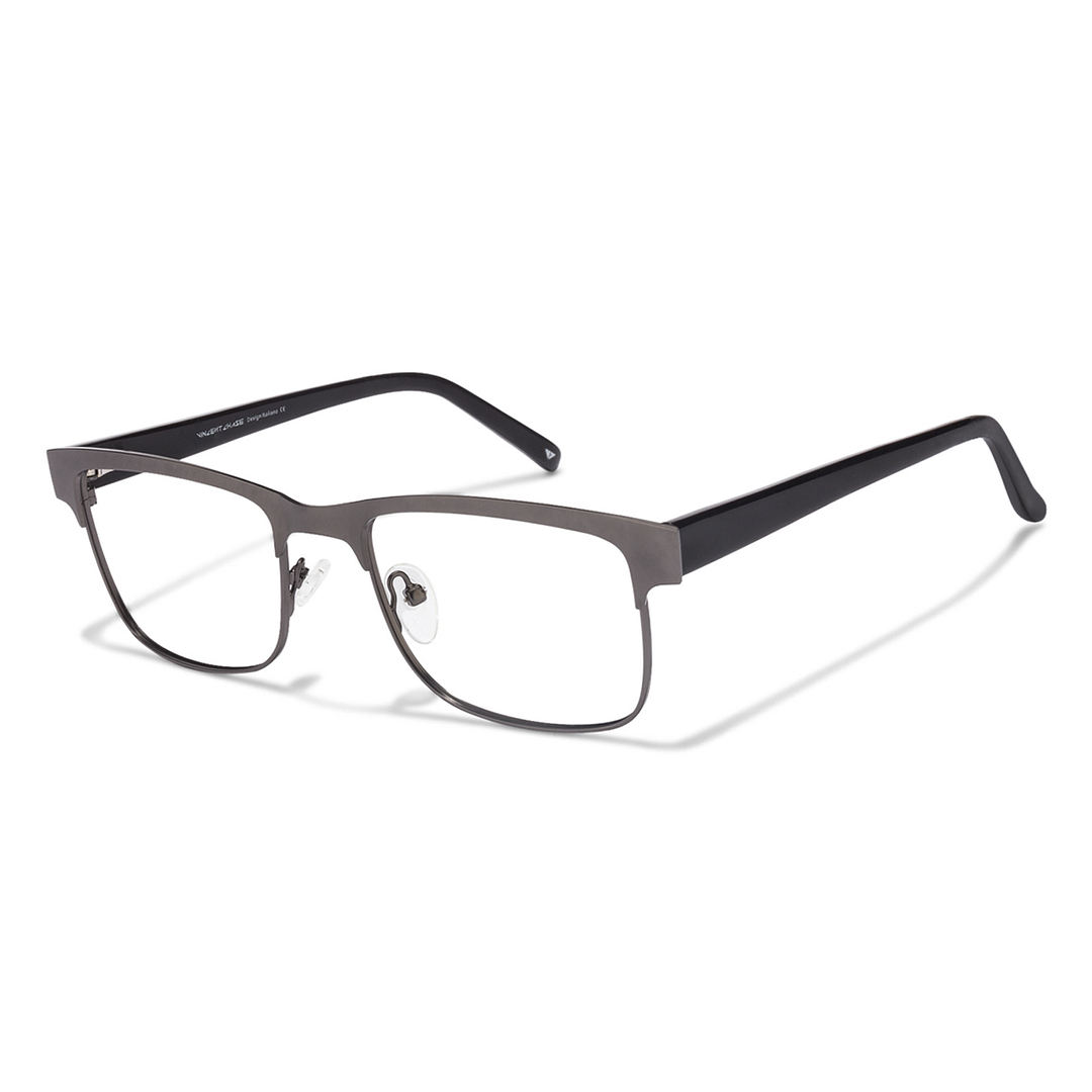 Vincent Chase Online Mid Gunmetal Full Rim Rectangle left side