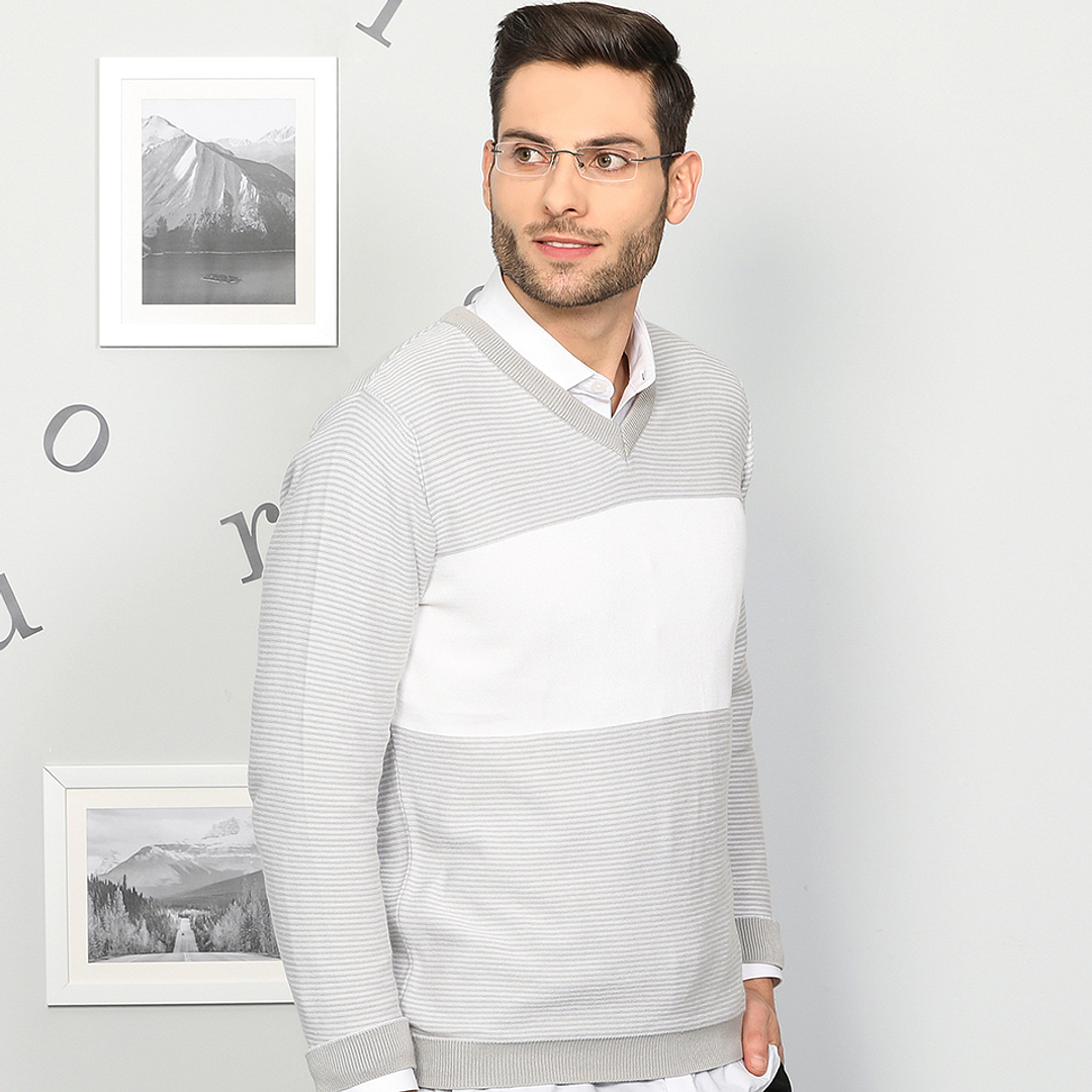 Vincent Chase Online Mid Gunmetal Rimless Rectangle right side