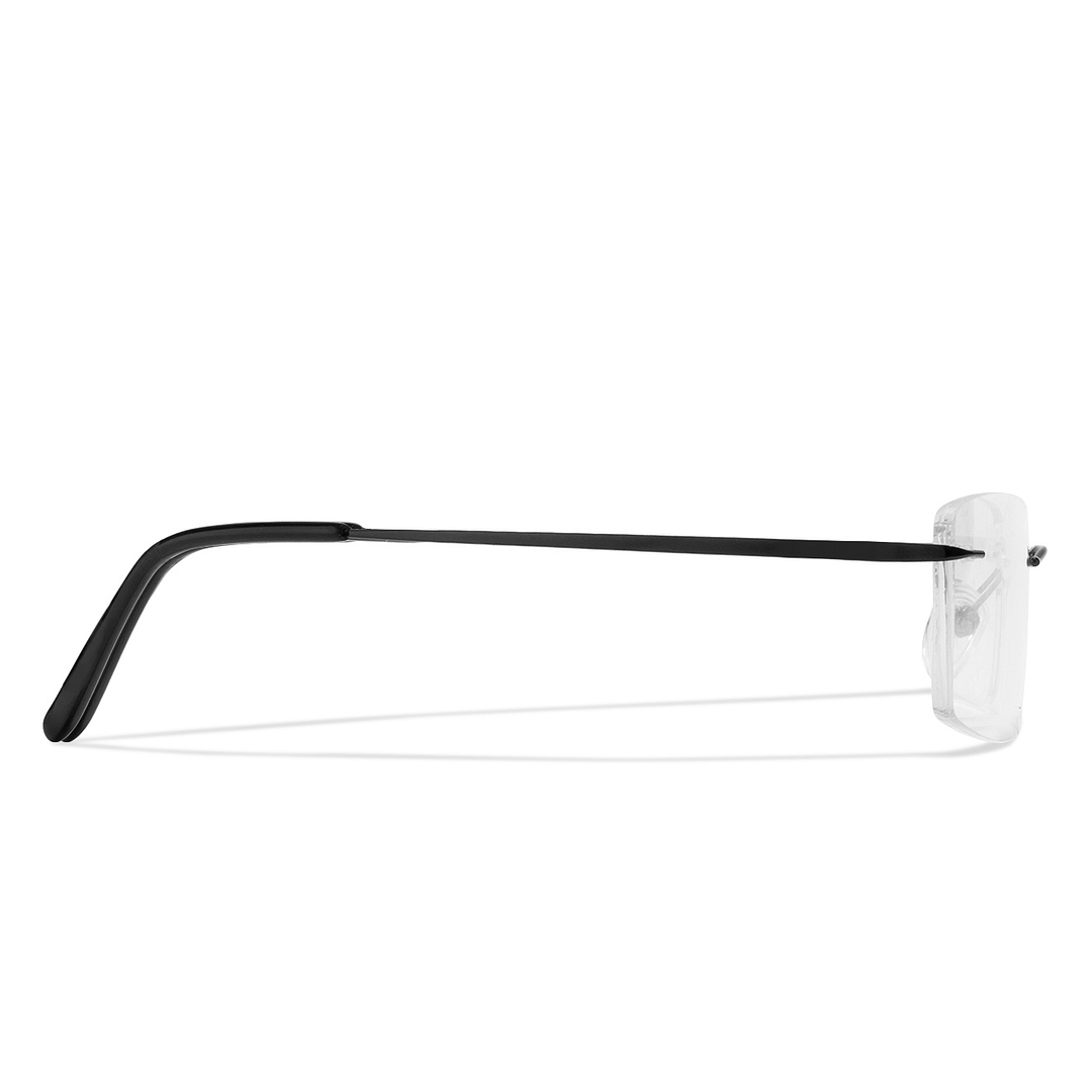 Vincent Chase Online Black Rimless Rectangle left side