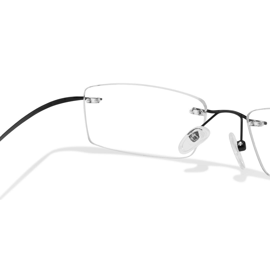 Vincent Chase Online Black Rimless Rectangle right side