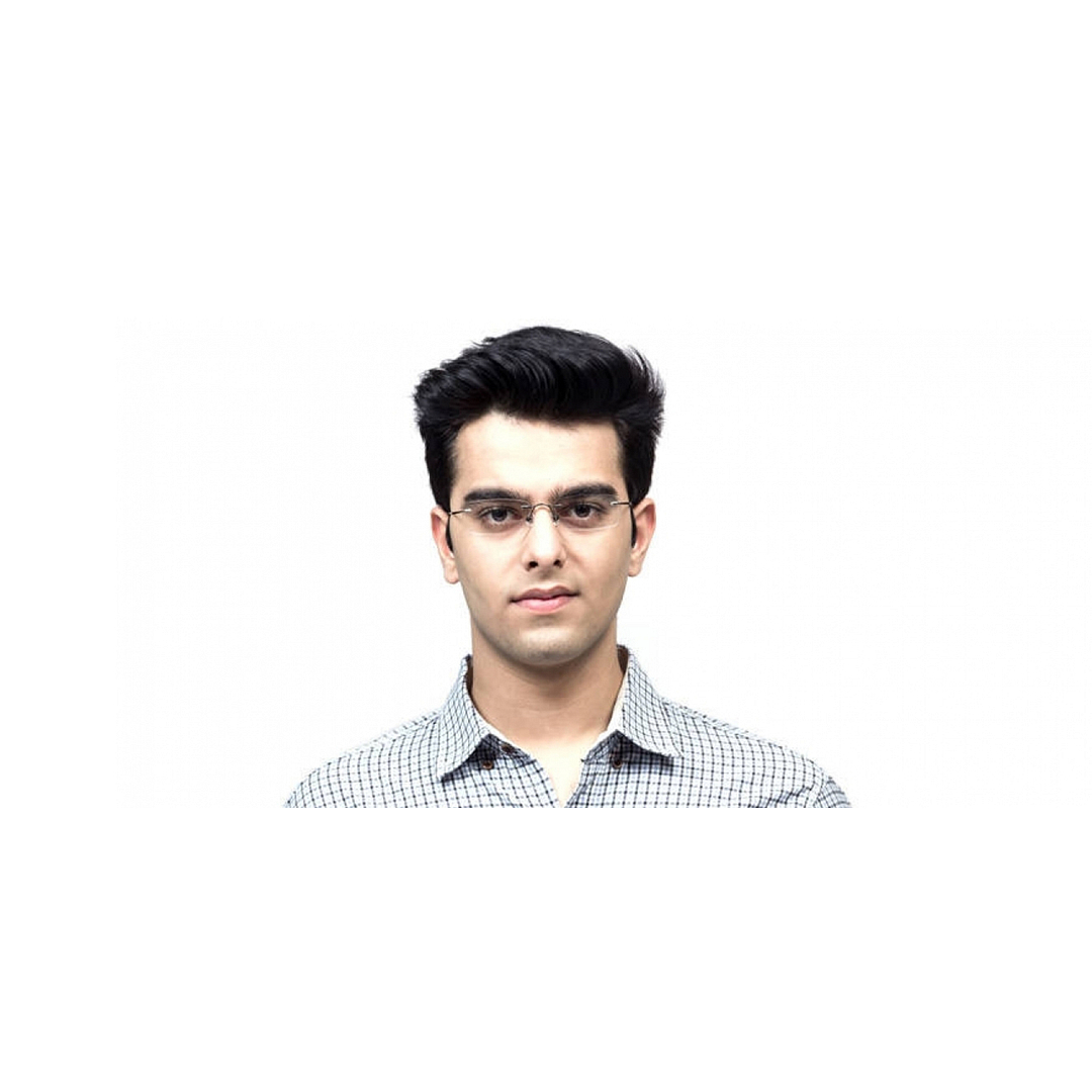 Vincent Chase Online Black Rimless Rectangle left side