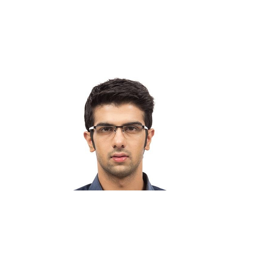 Vincent Chase Online Black Half Rim Rectangle right side