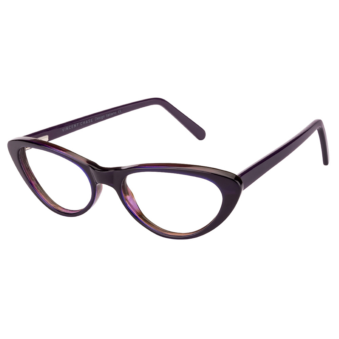 Buy Blue Full Rim Cat Eye Vincent Chase Classic Acetate VC 6416