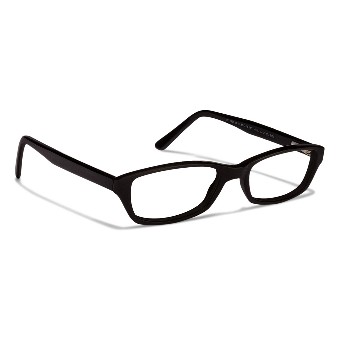 Lenskart Lenskart TOI Special: Black Full Rim Rectangle Lenskart TOI Special Classic Acetate VC 6421- right side