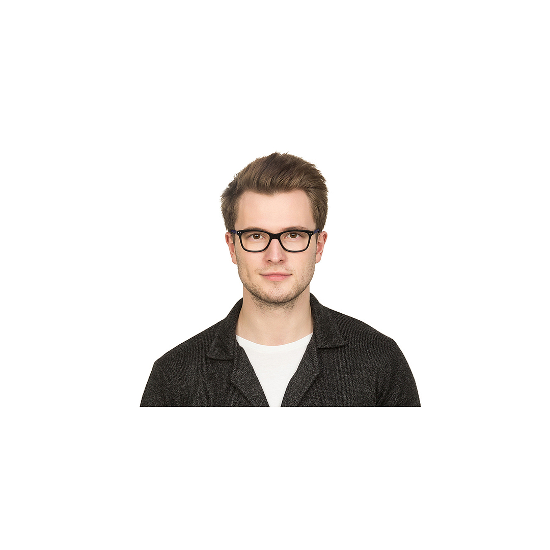 Vincent Chase Online Black Full Rim Rectangle left side