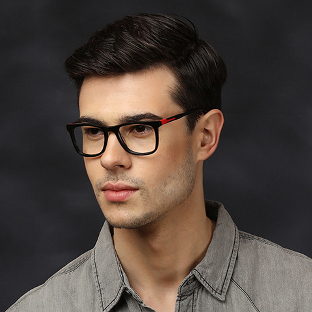 Vincent Chase Online Black Full Rim Rectangle left side
