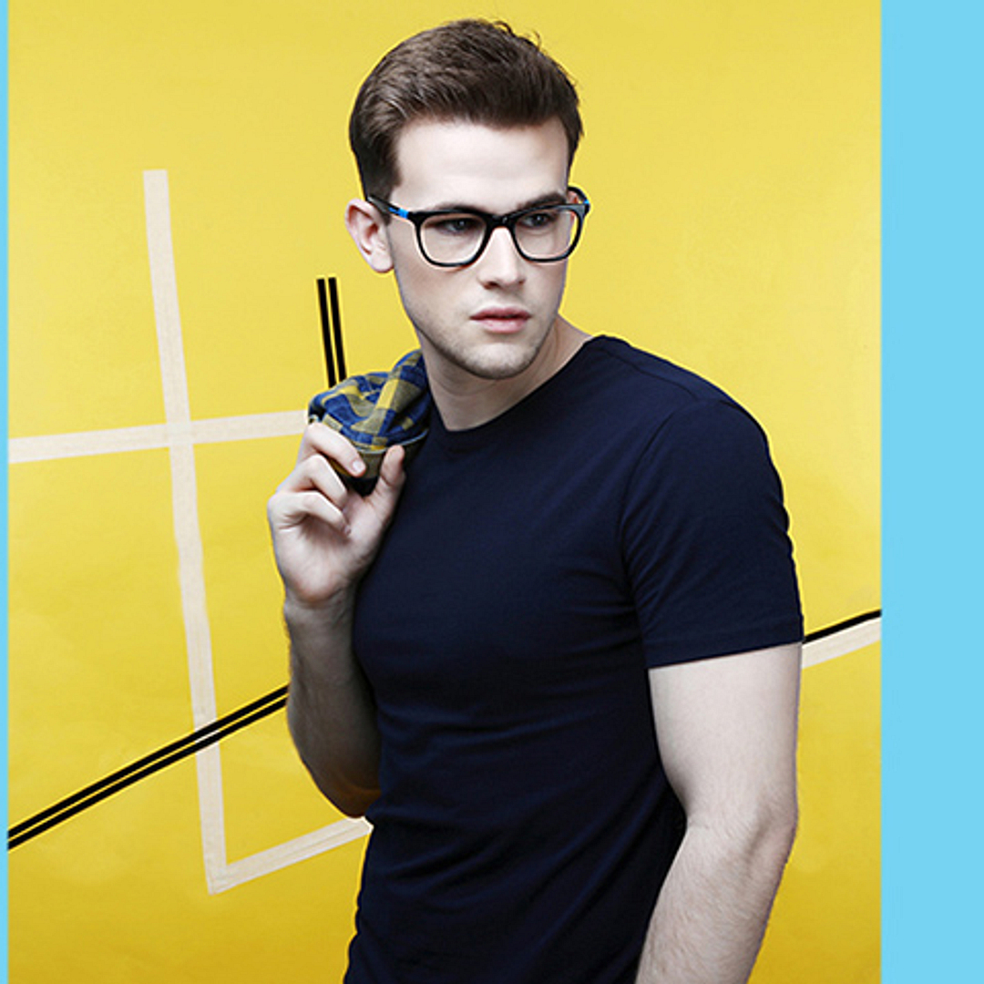 Vincent Chase Online Black Full Rim Square left side