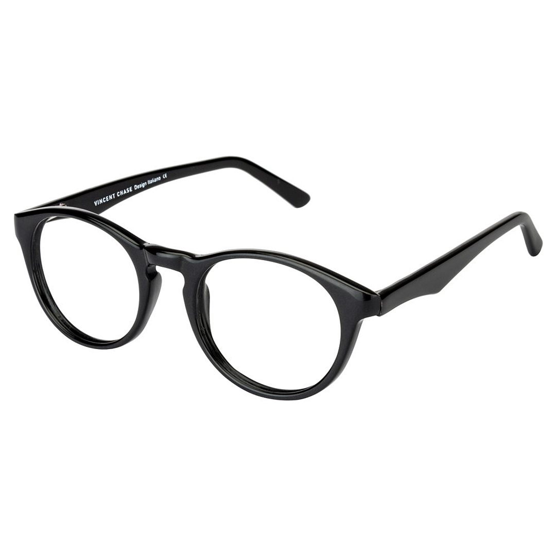 Vincent Chase Online Black Full Rim Round left side