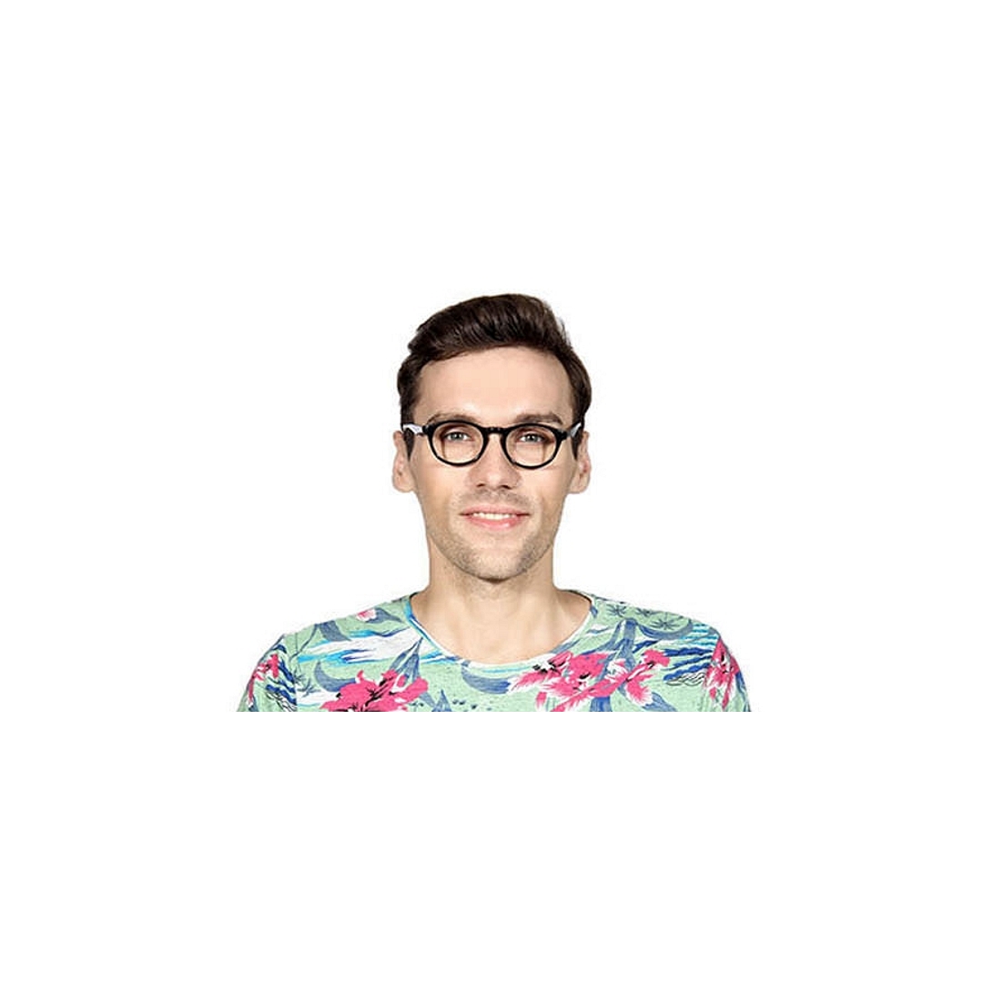 Vincent Chase Online Black Full Rim Round right side