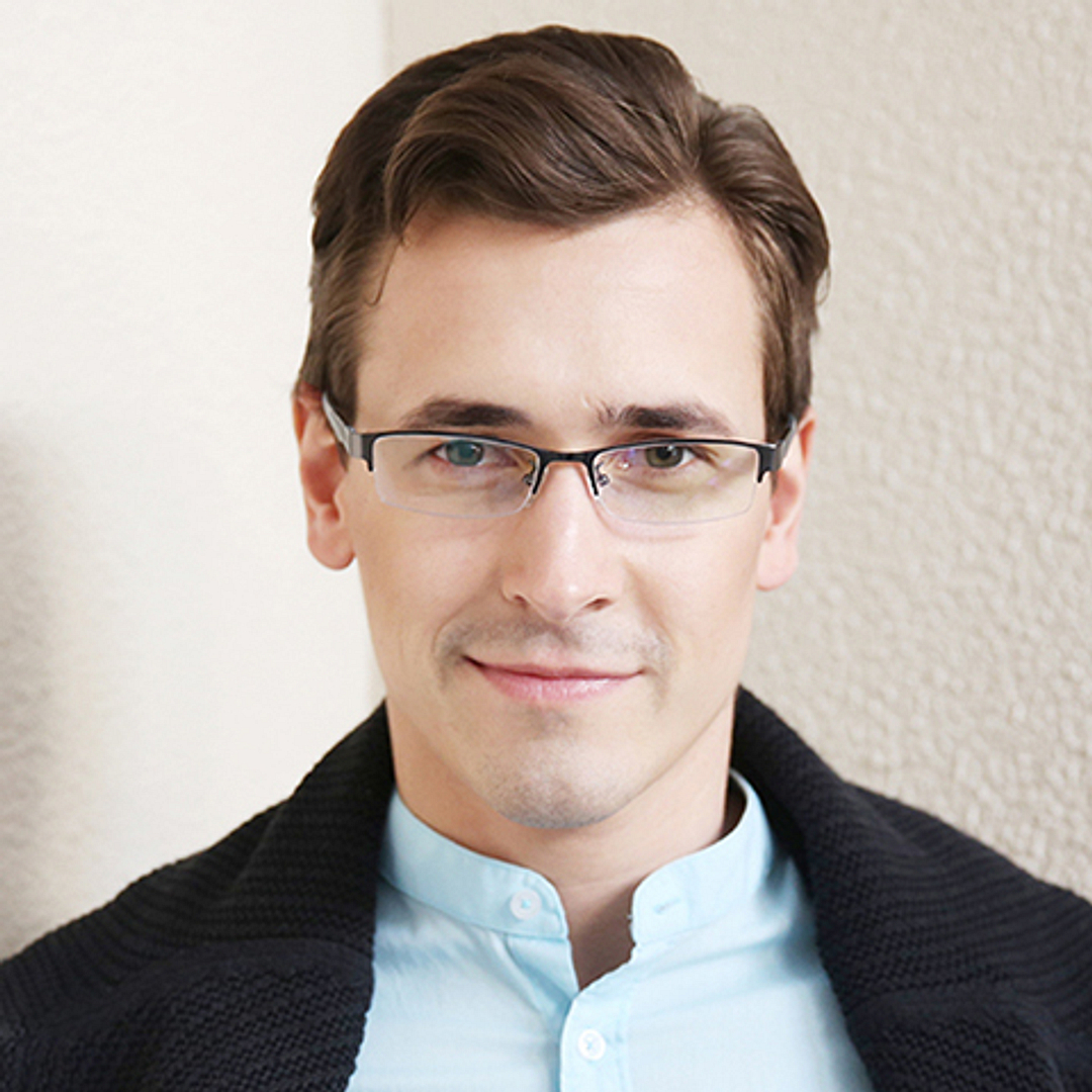 Lenskart Air Online Dark Gunmetal Half Rim Rectangle right side