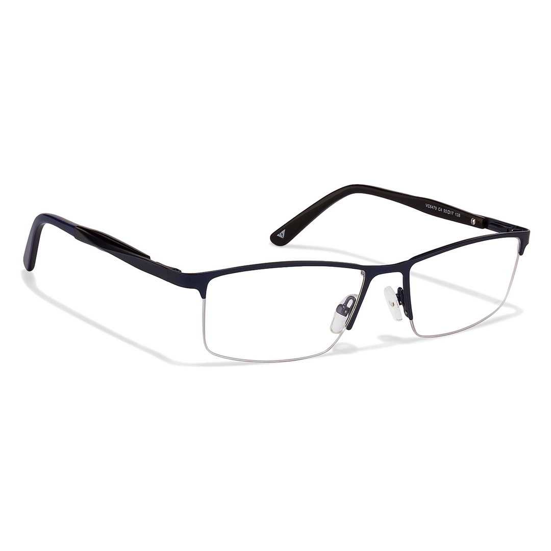 Vincent Chase Online Sky Blue Half Rim Rectangle left side