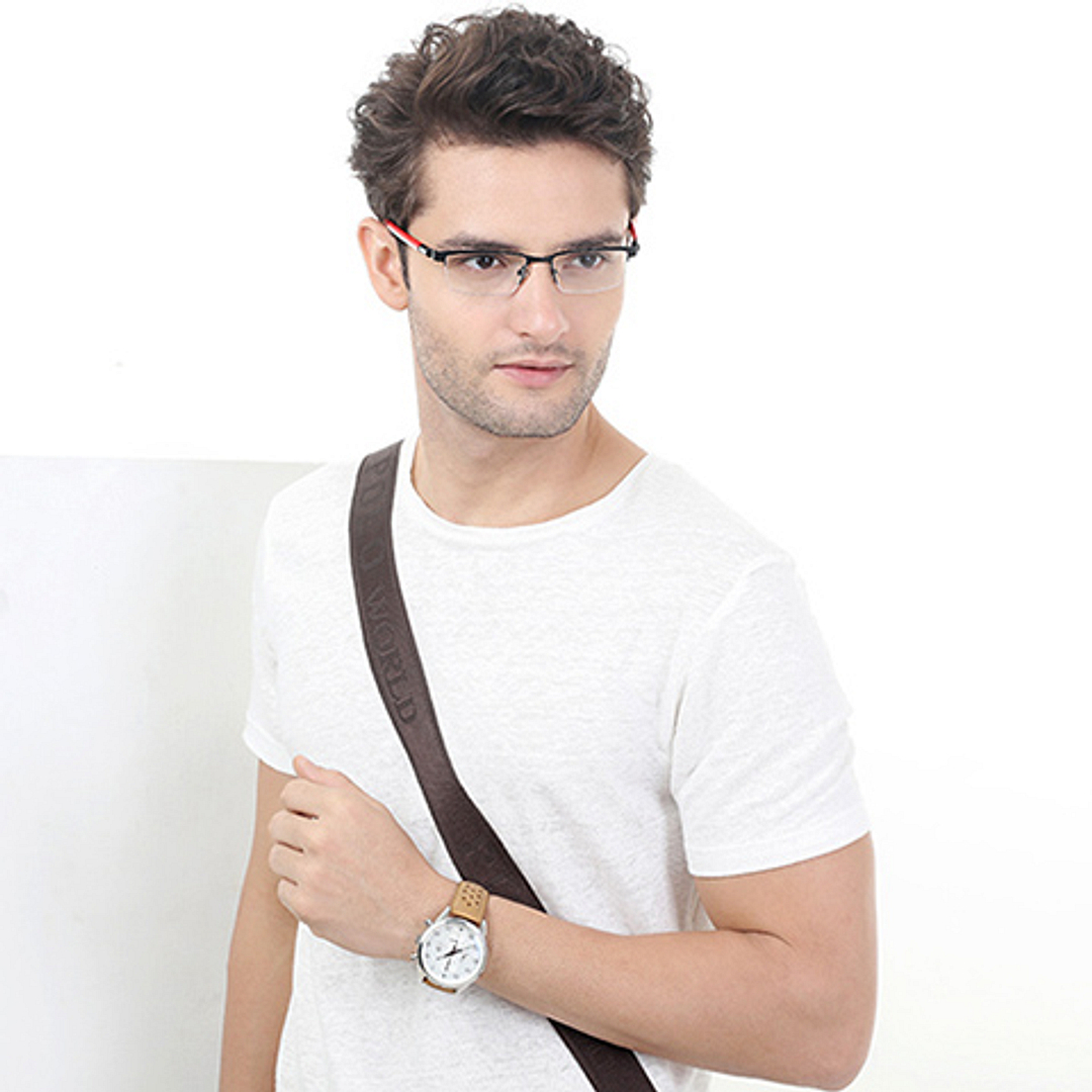 Vincent Chase Online Black Half Rim Rectangle right side