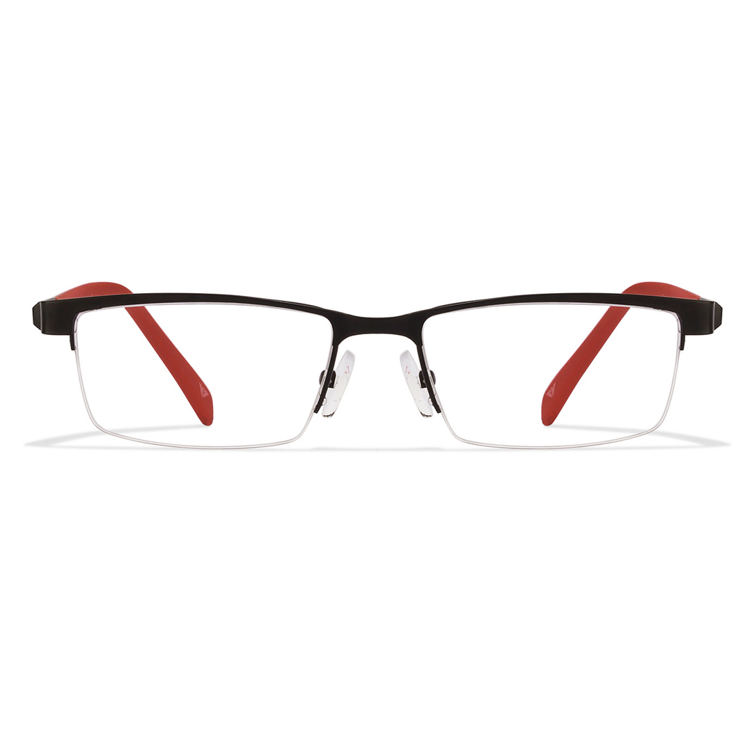 Vincent Chase Online Black Half Rim Rectangle left side