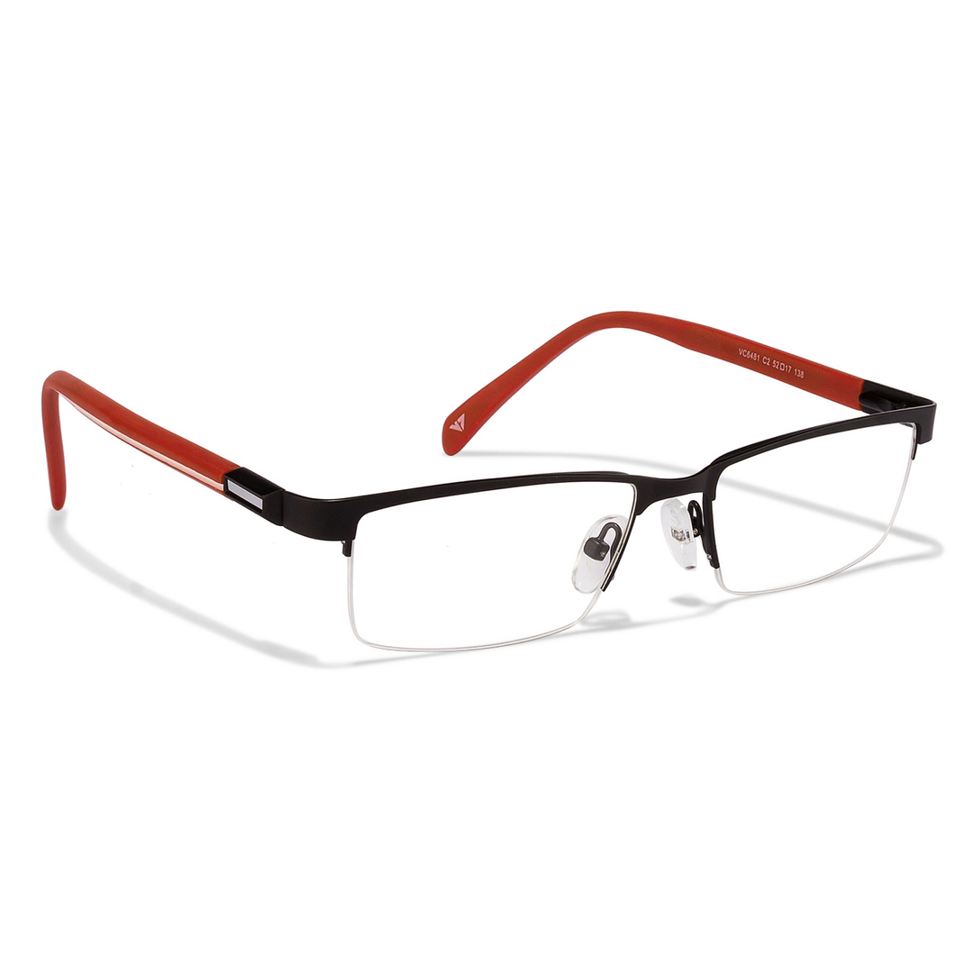 Vincent Chase Online Black Half Rim Rectangle left side
