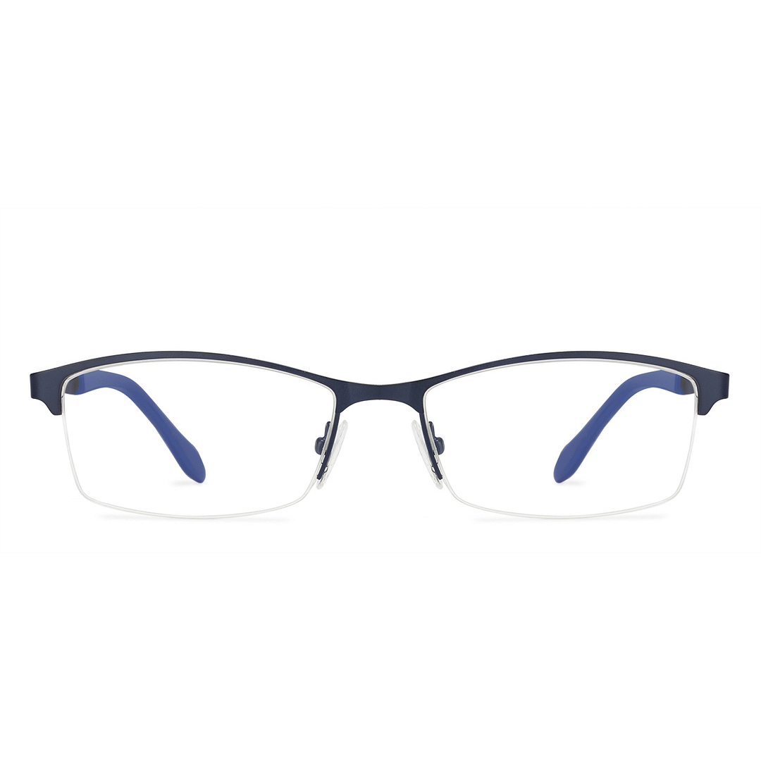Vincent Chase Online Sky Blue Half Rim Rectangle left side