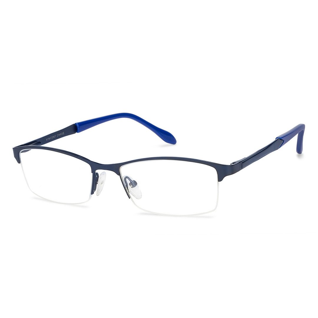Vincent Chase Online Sky Blue Half Rim Rectangle right side