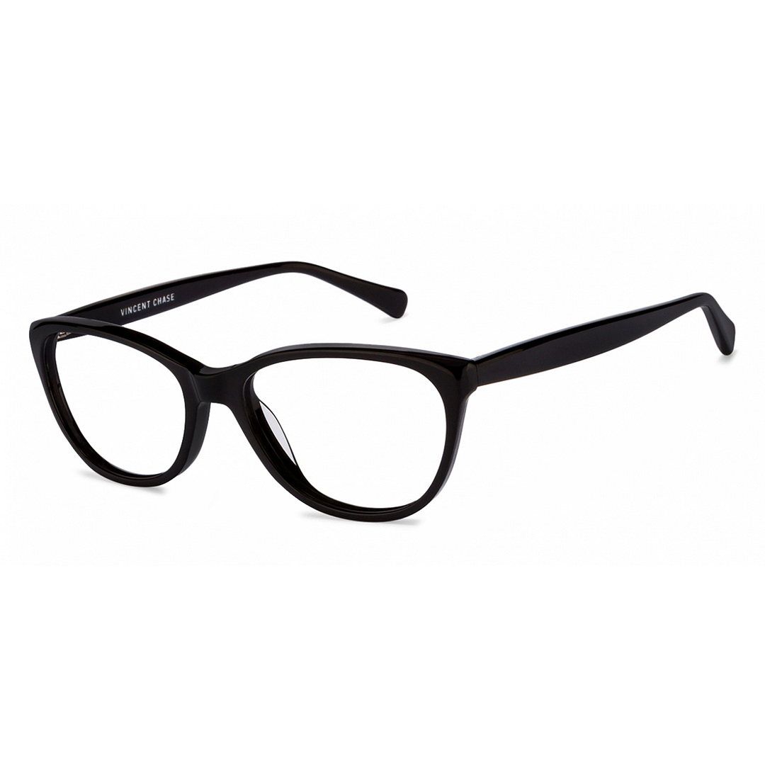 Vincent Chase Online Black Full Rim Cat Eye left side