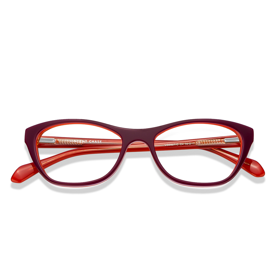 Vincent Chase Online White Full Rim Cat Eye left side