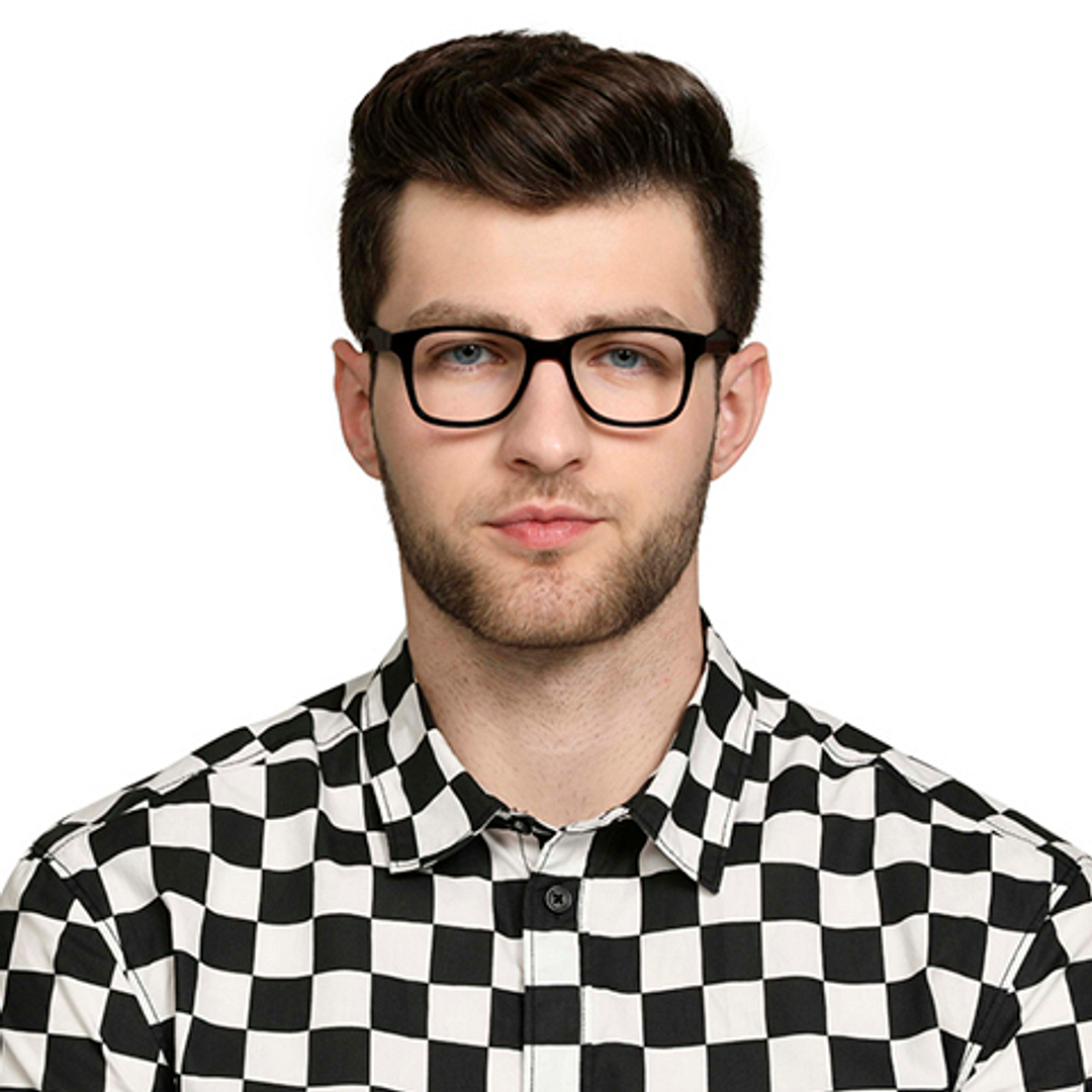 Vincent Chase Online Black Full Rim Square right side