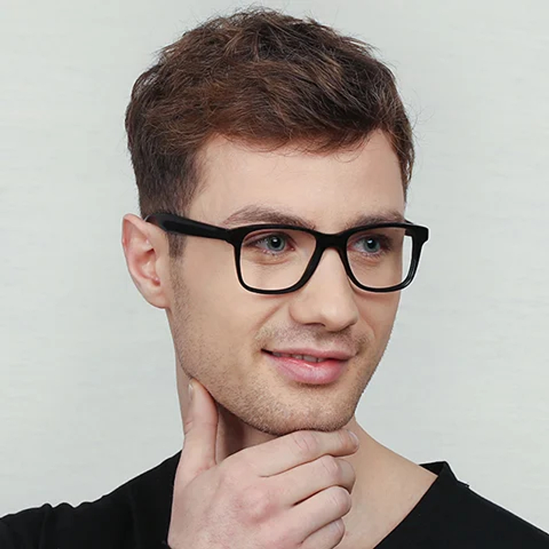 Vincent Chase Online Black Full Rim Square left side