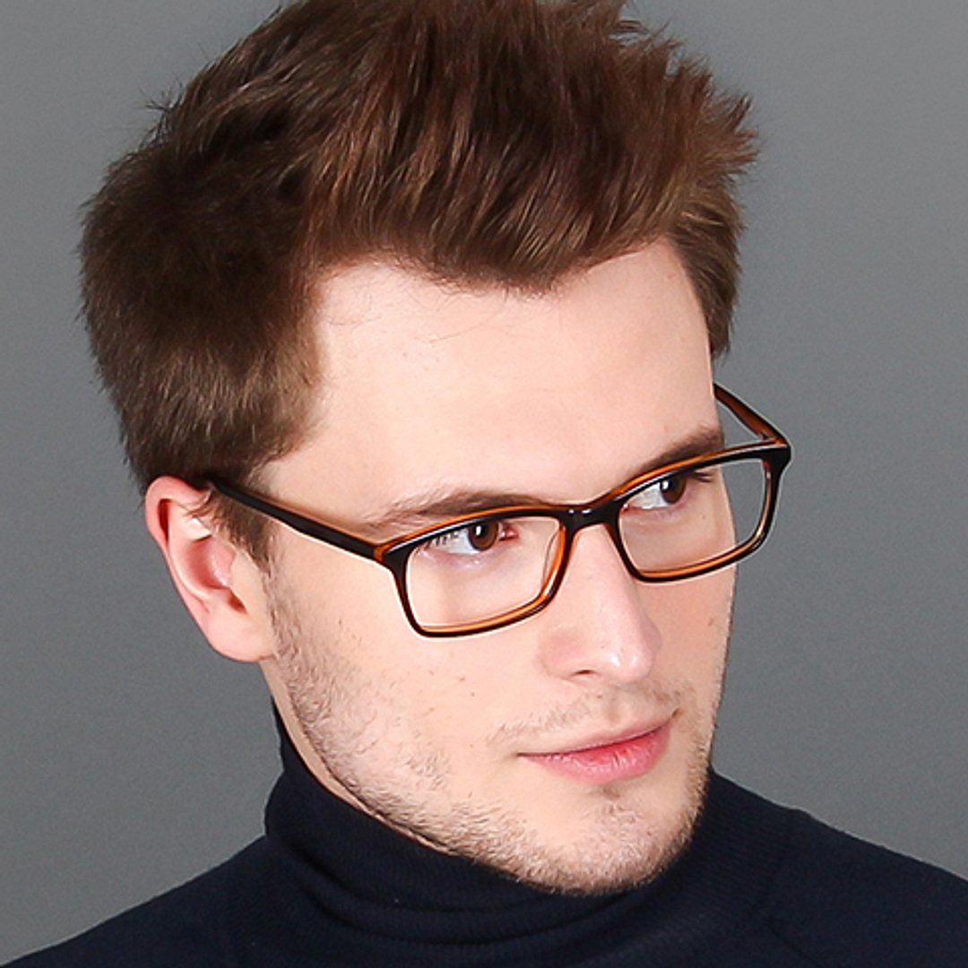 Vincent Chase Online Black Full Rim Rectangle left side