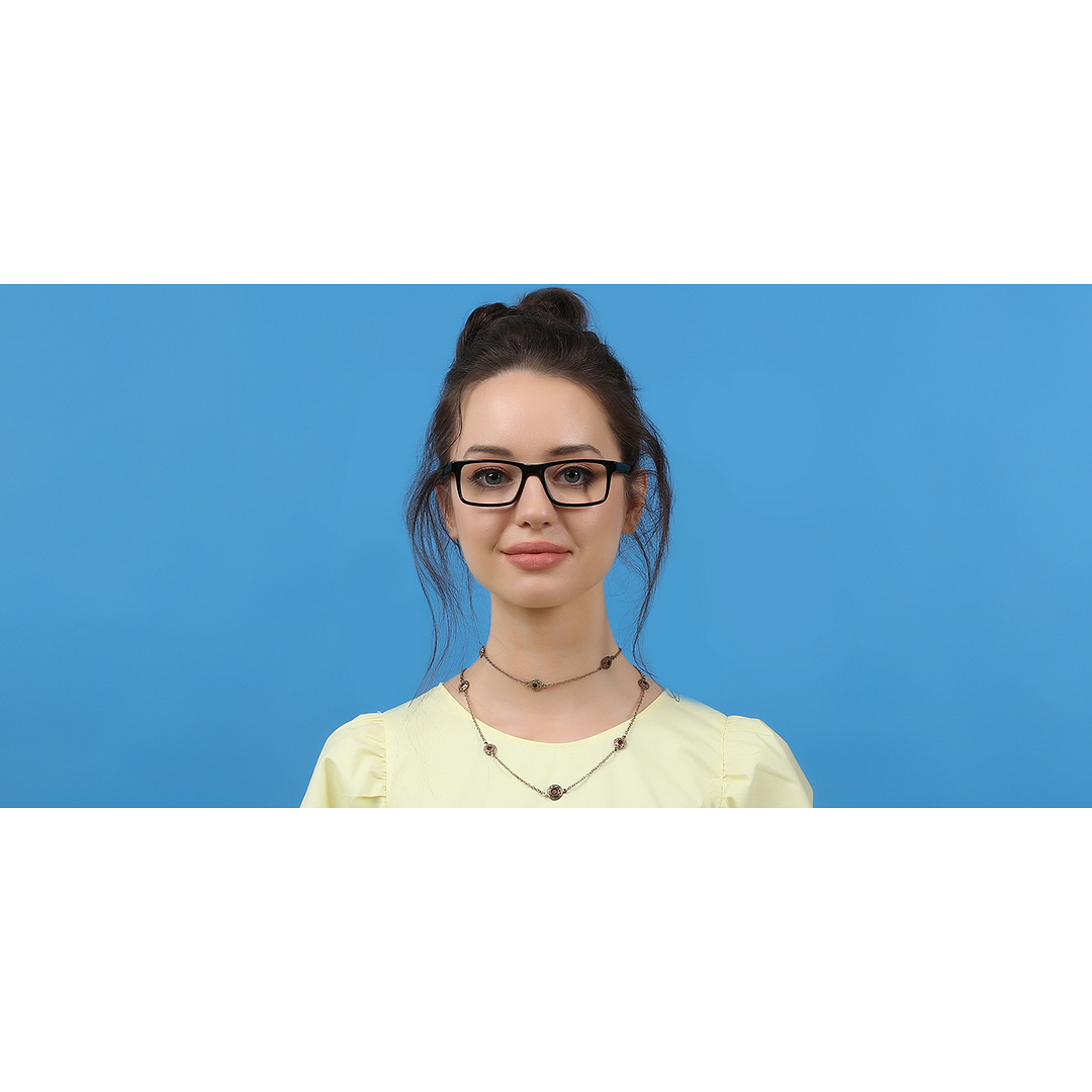 Vincent Chase Online Black Full Rim Rectangle left side