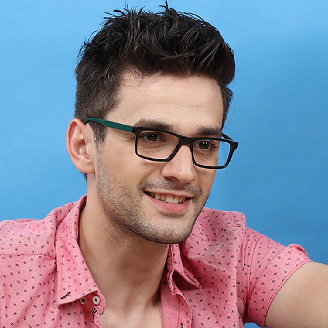 Vincent Chase Online Black Full Rim Rectangle left side