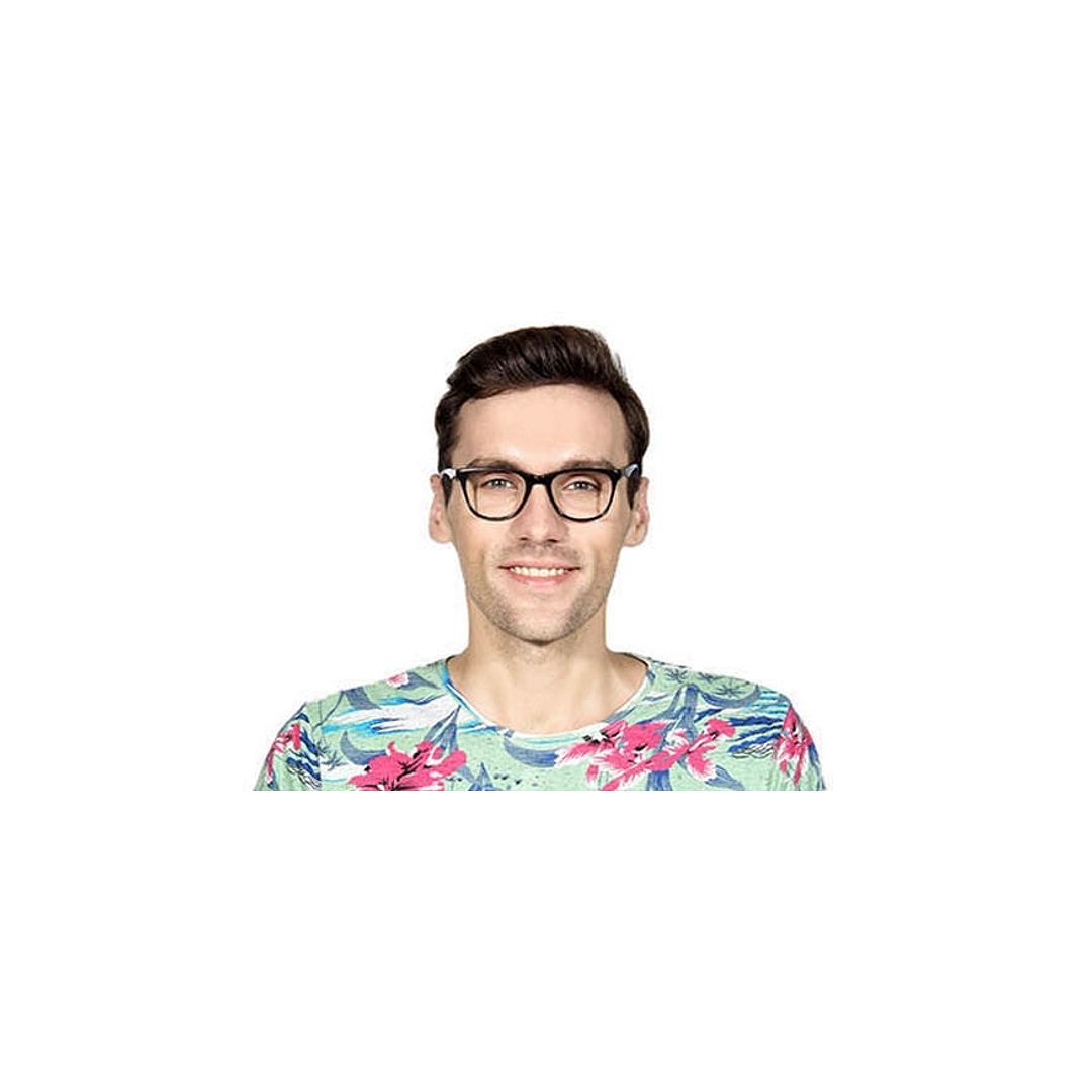 Vincent Chase Online Black Full Rim Square right side