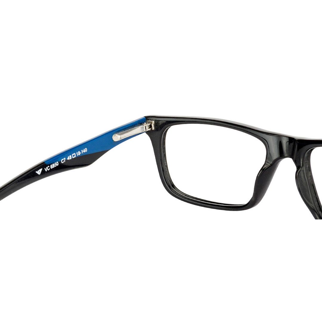 Vincent Chase Online Black Full Rim Rectangle left side