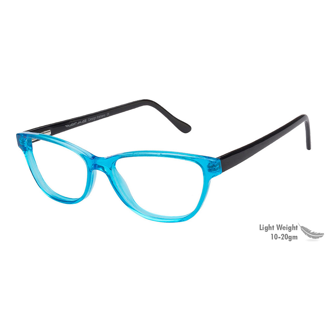 Vincent Chase Online Sky Blue Full Rim Cat Eye right side