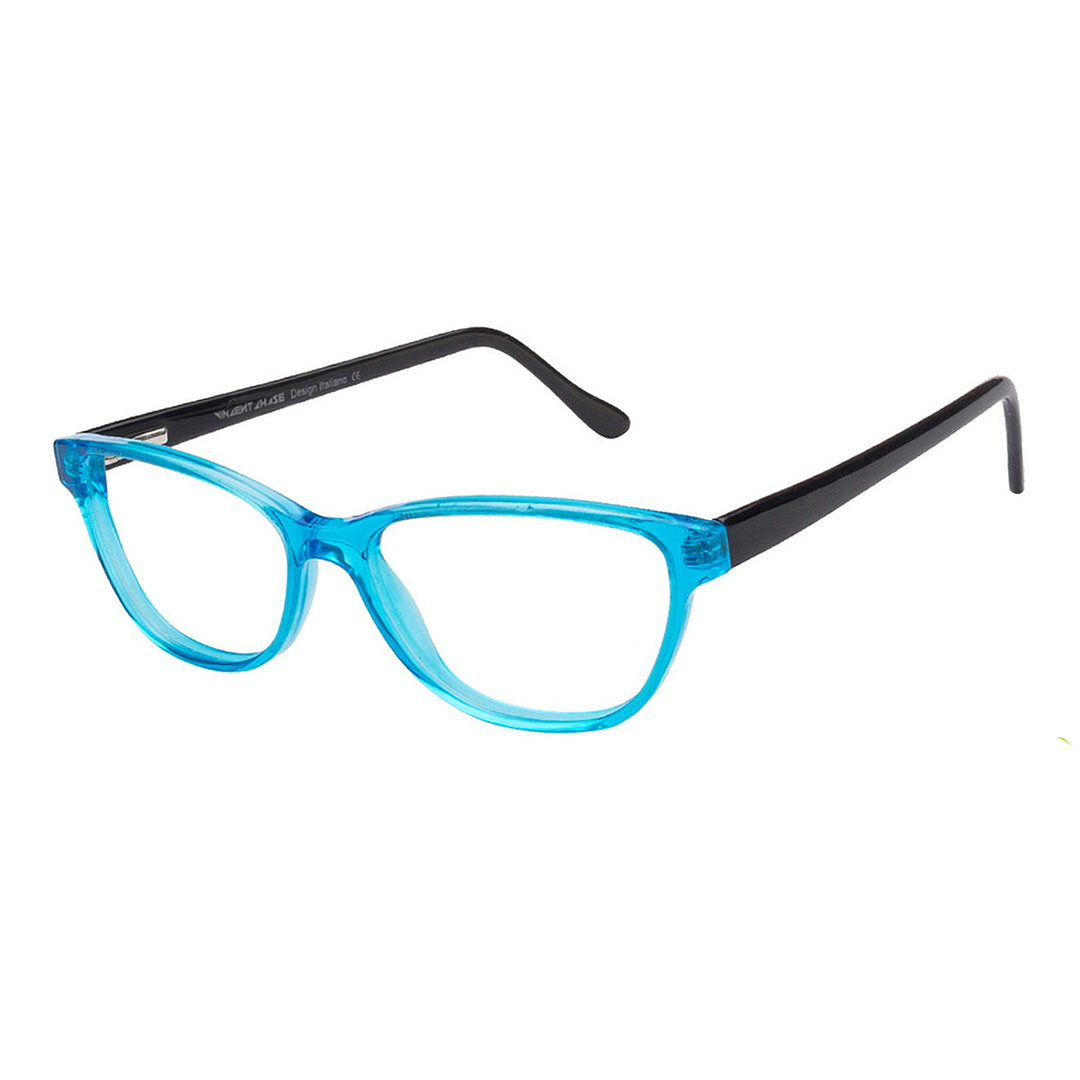 Vincent Chase Online Sky Blue Full Rim Cat Eye left side