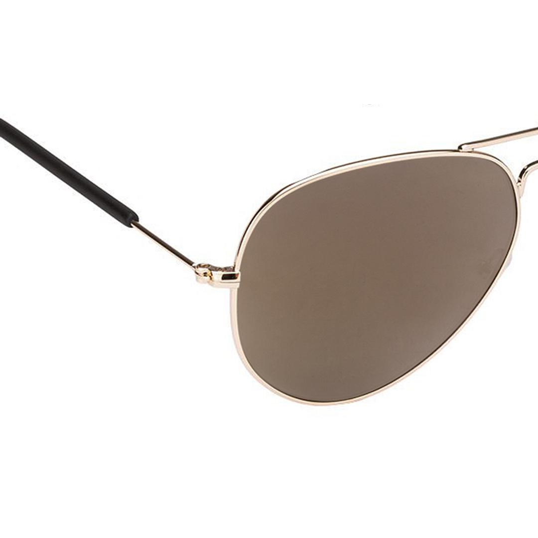 Vincent Chase Online Gold Full Rim Aviator left side